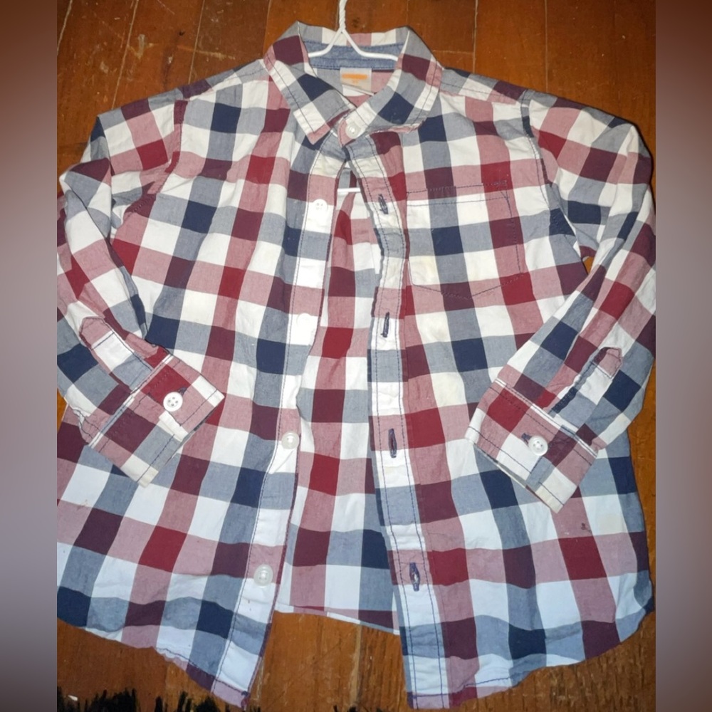 Gymboree Boys plaid button up